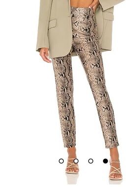 superdown Brown and Black Snake Print Kids Leggings